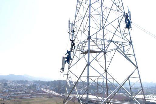 泰安首座通信共享电力铁塔正式建成