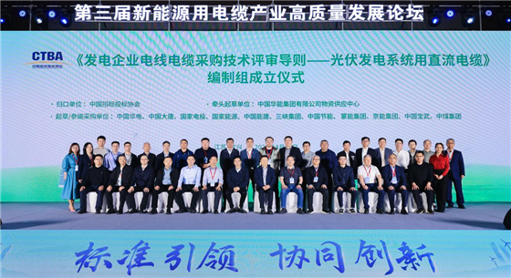 中國招標投標協會《發電企業電線電纜采購技術評審導則 第1部分：光伏發電系統用直流電纜》團體標準第一次編制工作會在宜興召開